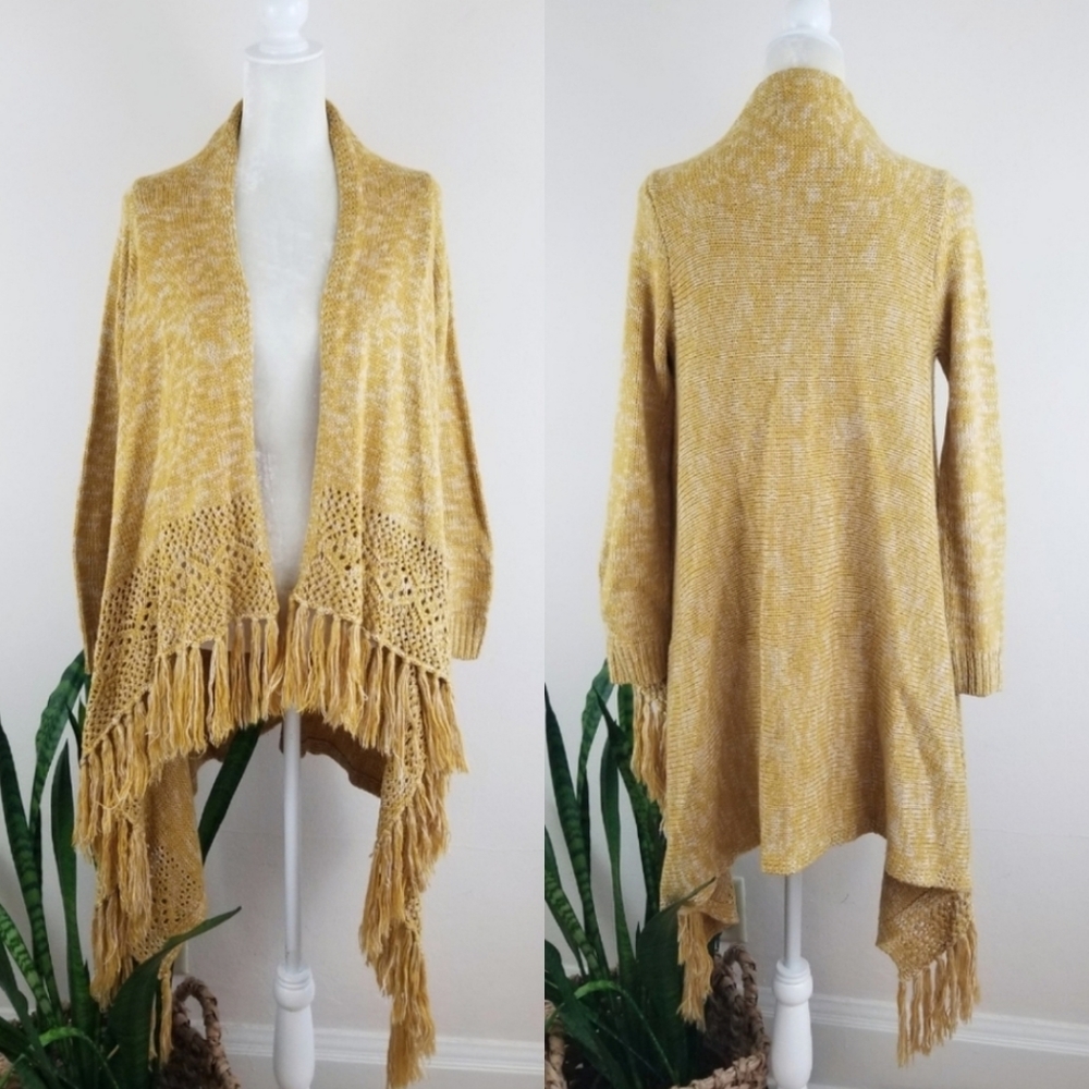 Forever 21 Boho Knit Blanket Cardigan